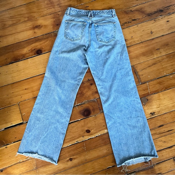 SLVRLAKE Grace Twisted Seam High Rise Wide Leg Jeans Women’s Size 27 - Picture 11 of 16